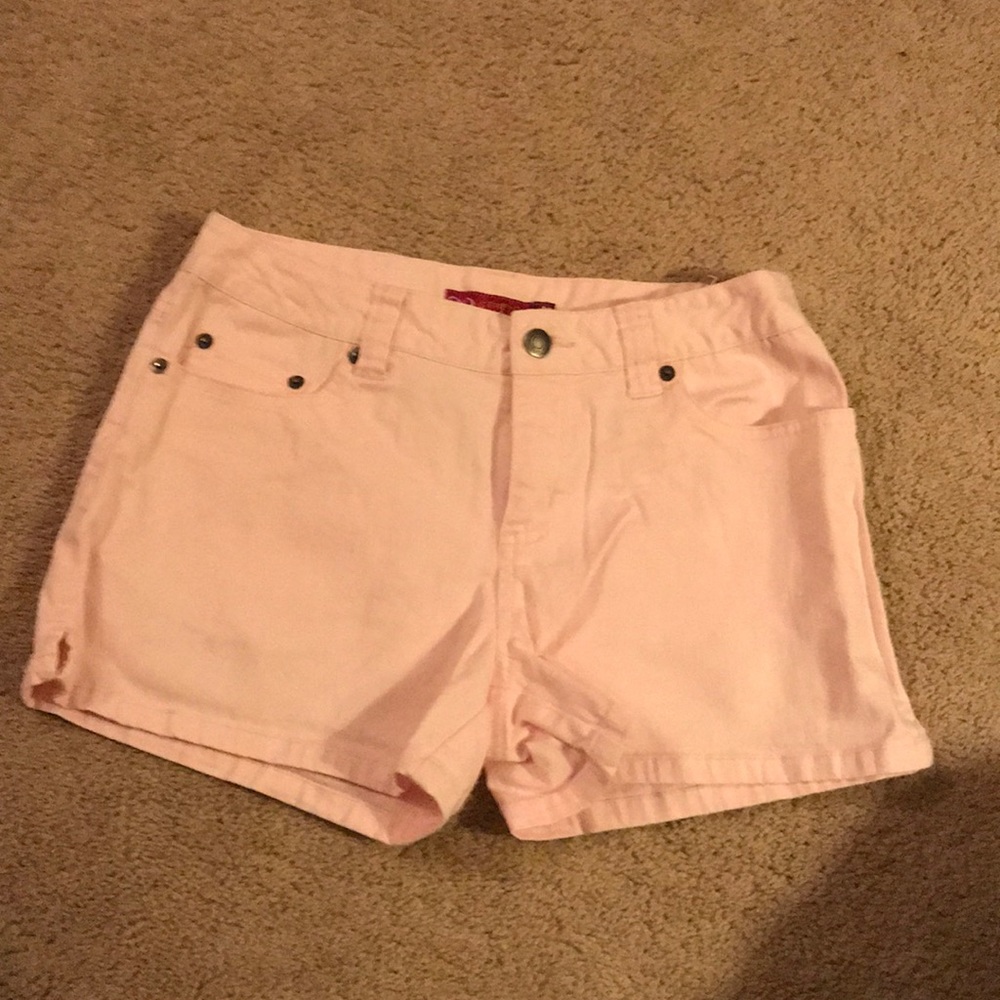 So... pale pink shorts